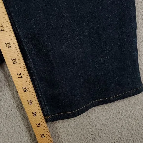 New Carhartt Jeans Womens 12 Rugged Flex Loose Fit Dark Blue 34x31 Denim BD2731 - Picture 7 of 15